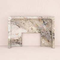 KUMUSI Table de couloir avec dessus en marbre de luxe Table console d'angle Décoration de salon Table console en marbre