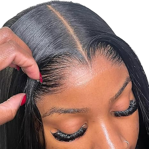 วิกผม Futura Human Hair Blend แบบเต็มศีรษะพร้อมลูกไม้โปร่งแสง HD ทนความร้อนได้ดี ใช้งานได้อย่างอิสระ ทนทาน และราคาไม่แพง - Product Image 1