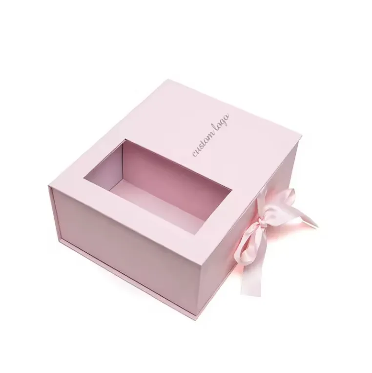 Scatola regalo di fiori Cajas Personalizadas all'ingrosso di san valentino con nastro