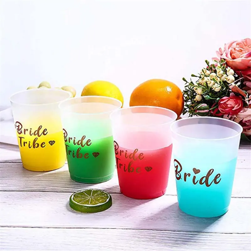 Customized Logo Wedding 16oz PP Frosted Cups Party Cups Plastic Stadium Cups