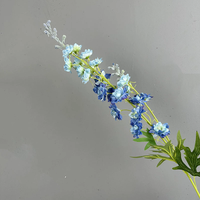 PPS Promo Panas Bunga Delphinium Sutra Buatan 2 Tangkai 85cm Warna-warni untuk Dekorasi Pernikahan