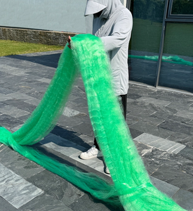 <span class=keywords><strong>Filet</strong></span> <span class=keywords><strong>de</strong></span> pêche en nylon à trois couches à double nœud vert <span class=keywords><strong>de</strong></span> haute qualité, prix d'usine, écologique - Product Image 1