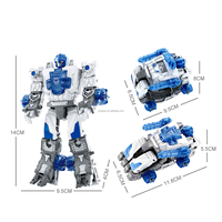 Jouets de montre robot électronique créatifs, montre robot transformable, jouets de montre de transformation pour enfants