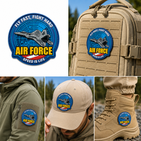 Patch PVC haute définition personnalisé, emblème en caoutchouc moulé 3D pour la décoration de vêtements et de sacs à dos