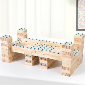 New Design Montessori Little Architect Educational Diy Jigsaw Puzzles Wooden Building Block Wholesale Toys for Kids Boys Girls - Product Image 1