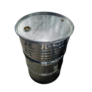 Tambours en fer chimique argenté <span class=keywords><strong>de</strong></span> <span class=keywords><strong>200</strong></span> <span class=keywords><strong>litres</strong></span> <span class=keywords><strong>de</strong></span> meilleure qualité avec couvercle à cerceau Tambours à couvercle ouvert vides en acier inoxydable <span class=keywords><strong>de</strong></span> 55 gallons durables - Product Image 3