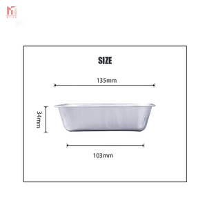 Vajilla desechable certificada FDA e ISO22000 para comidas a bordo 135x102x38mm Contenedores de catering para aerolíneas