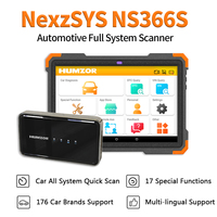 Escáner de Diagnóstico Automotriz OBD2 Humzor NS366S, Máquina de Diagnóstico para Autos con Programación de Llaves y Tableta Resistente