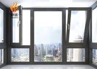 Ventana Lateral Abatible de UPVC Estándar de Exportación con Resistencia a la Corrosión y Protección Anti-UV para Proyectos de Villas y Casas de Lujo