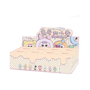 100% Original 8 Pièces/Ensemble Baby Three Heyme Dear Little Ghost Série de Pendentifs en Peluche Boîte Mystère Poupées en Peluche en Vinyle Porte-clés Adorables Jouets - Product Image 1