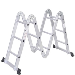 Multifunctionele Aluminium Vouwen Stap <span class=keywords><strong>Ladder</strong></span> Opvouwbare Escaleras Plegables Zes-Joint - Product Image 4