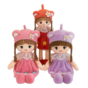 Peluche personalizado pelo negro moda muñeca niñas <span class=keywords><strong>bailarina</strong></span> vestir peluche venta al por mayor Ballet <span class=keywords><strong>trapo</strong></span> muñecas peluche princesa muñeca - Product Image 1