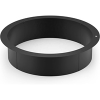 Anneau de foyer sans fumée personnalisé en acier robuste, insert rond pour foyer extérieur, camping et feux de camp