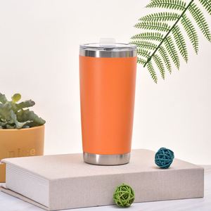 Gobelet isotherme double paroi en acier inoxydable 20 oz pour café, vente en gros, modèle 2026 - Product Image 4