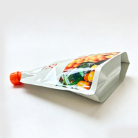 Aangepaste Verpakking Drankzak Mondstuk Zak Plastic Zakken Vloeibare Sap Verpakking Stand Up Pouch Met Tuit