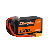 Baterai Lipo 1500mAh 4S 110C dengan XT30 XT60 14.8V untuk Drone FPV Balap RC Quadcopter Helikopter Pesawat RC Kapal RC Mobil RC
