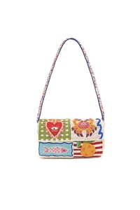 Nueva Colección de Bolsos de Hombro con Cuentas para Mujer, Bolsos de Cuentas para Uso Diario y Bodas, Logotipo Personalizado, a la Moda - Product Image 2