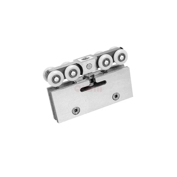 Glass sliding door hanging wheels roller with aluminum alloy track wheels fittings