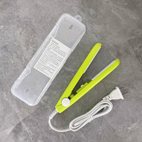La dernière version du fer à lisser multifonctionnel à succès, étiquette personnalisée, mini lisseur de cheveux portable