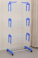 Séchoir à linge pliable, support métallique pour le séchage du linge, chargement en vrac FCL, modèles multiples pour conteneur