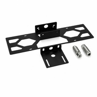 Support de plaque d'immatriculation arrière pour Jeep Wrangler JK JL 2007-2025, support de montage de roue de secours en alliage d'aluminium, directement de l'usine