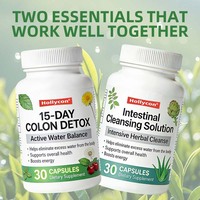 Solution de détoxification et de nettoyage intestinal en 15 jours OEM/ODM, capsules pour la santé digestive des adultes, favorise la santé globale et booste l'énergie