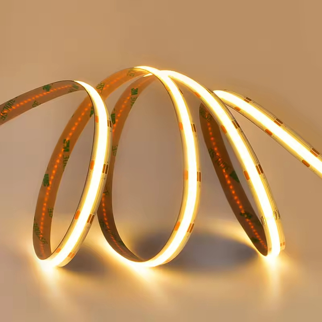 Wholesale Dot-Free Cob Led Light Strip 12v 24v Ce Rohs UL Custom Color Adjustable Flexible Cob Led Strip