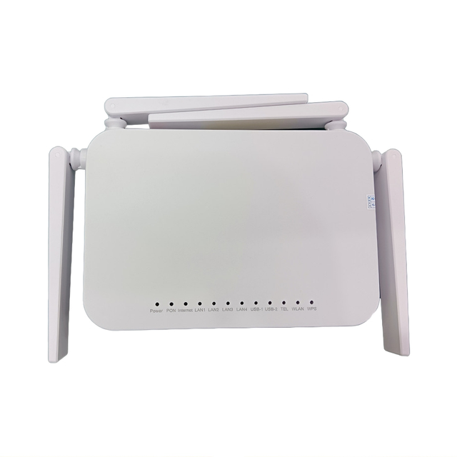 2025 New F890L AX1800 WiFi6 XPON ONU ONT | Dual Band 2.4G/5G FTTH Router with OMCI TR069 4GE+1Tel+1USB English Version