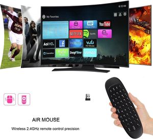 Mini Teclado Inalámbrico Multifuncional C120 2.4G con Control Remoto y Air Mouse, Compatible con KODI, Android Box, HTPC, <span class=keywords><strong>IPTV</strong></span>, PC, TV y Tablet - Product Image 6