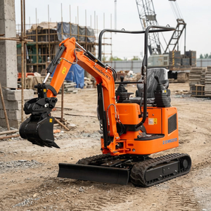 High‑Quality Brand New CDM6010 1 Ton Compact Micro Crawler Excavator Rubber Track Digger Factory Supply Attractive Price - Product Image 1