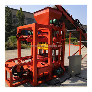 QT4-26 Yarı Otomatik Tuğla Yapma Makinesi Fabrika Fiyatı Çimento Beton Delikli Blok Yapma Makinesi 26s/Zaman Kalıplama - Product Image 4