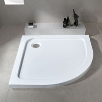 Nouvelles Bacs de Douche Profonds en Fibre de Verre DOMO avec Personnalisation pour Salles de Bain d'Hôtels Modernes