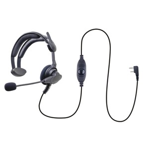 Auricolare per <span class=keywords><strong>Radio</strong></span> Bidirezionale con Microfono Push-to-Talk, Cuffia con Fascia per la Testa, Auricolare Singolo per <span class=keywords><strong>Radio</strong></span> a 2 Pin - Product Image 3
