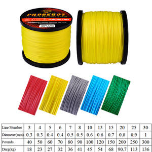 Ligne <span class=keywords><strong>de</strong></span> pêche PE tressée <span class=keywords><strong>de</strong></span> 1000m, haute qualité, vente en gros - Product Image 6