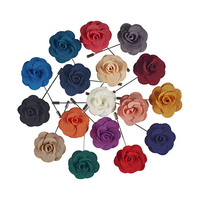 Broche de fleur personnalisée pour boutonnière de mariage, broche de fleur tendance pour femme, épingles de fleur en gros, épingles de revers pour costume homme