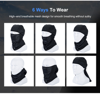 Masque de ski intégral personnalisé coupe-vent et cagoule tactique de protection solaire pour les sports et la pêche