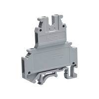 UTL 500V 32A double couche cuivre acier inoxydable pince à vis connecteur de fil din borniers montés sur rail remplacer UKK3