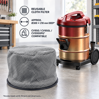 Sac à poussière de remplacement pour aspirateur H/ita-chi, pré-filtre en tissu réutilisable, compatible avec CV950 / CV950L / CVS950PG