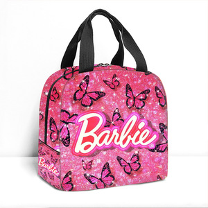 Barbie Handheld Insulation Bag Fashion Printed Lunch Bag Aluminum Foil Insulation Bag Lunch Box