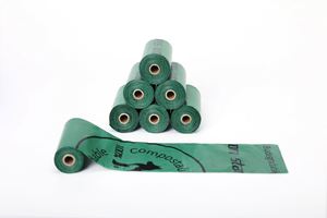 100% <b>Compostable</b> ECO-Friendly Dog Poop Waste Pop <b>Bag</b> Fully Biodegradable Cornstarch Scented Pet Walking <b>Bags</b> Strong Odor - Product Image 5