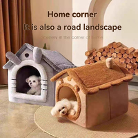 Nouveau Nid pour Animaux de Compagnie Personnalisable de Luxe Moderne, Lit Rectangulaire pour Chien et Chat, Détachable, Lavable, Rembourré en Fibre de Polyester