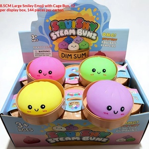 Juguete Antiestrés de Peluche con Forma de Panecillo de Dibujos Animados de 8.5CM, Relleno de Cuentas Brillantes, para Niños, Venta al Por Mayor - Product Image 2