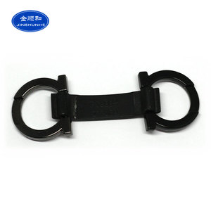 Elegante negro de china de aleación de zinc de <span class=keywords><strong>zapatos</strong></span> de hebilla de metal - Product Image 1
