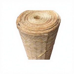 Tapete de Bambú Vietnamita con Tejido en Espiga, Hecho a Mano, Tamaño M, Revestimiento de Pared - Product Image 2