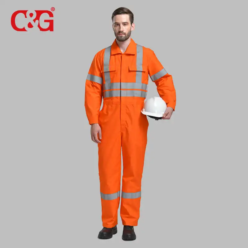 REAL LIFE FASHION LTD Unisex Polycotton Coverall Overall Suit Welding Mechanic Work Boiler Jumpsuit 