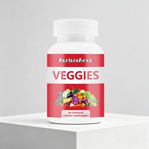 Capsules de légumes NurtureNova |   Complexe de légumes entiers naturels, complément alimentaire végétalien, 60 unités - Product Image 4