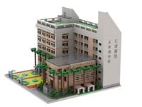 Ensemble de blocs de construction en plastique personnalisés pour l'architecture générale, pour la création de mini-scènes