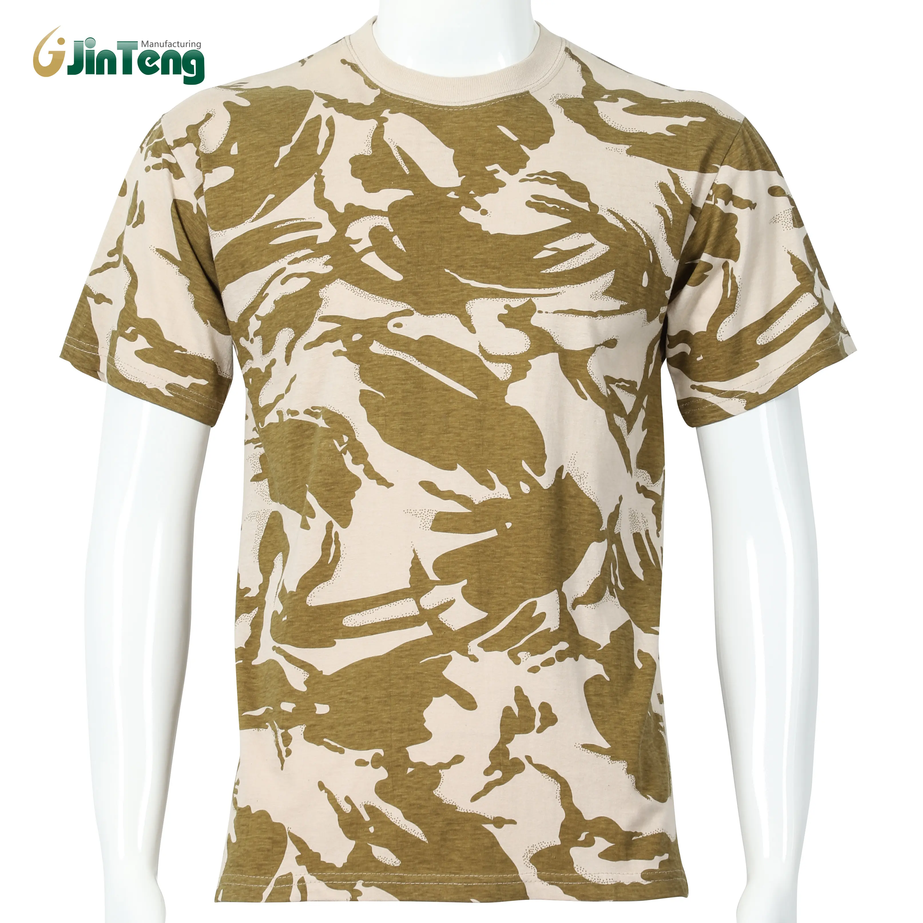 Combate Camuflagem Woodland Tactical T-shirt O-pescoço Tático T-shirt