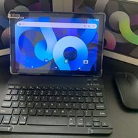 Tablette PC Haut de Gamme 10 Pouces avec Clavier et Souris, 10 Cœurs, 8+256 Go, Tablette PC Professionnelle Double Carte SIM pour l'Apprentissage ou un Cadeau