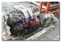 Moteur diesel d'occasion 12HT 4.0L 6 cylindres complet d'assemblage pour Toyota Land Cruiser/Coaster